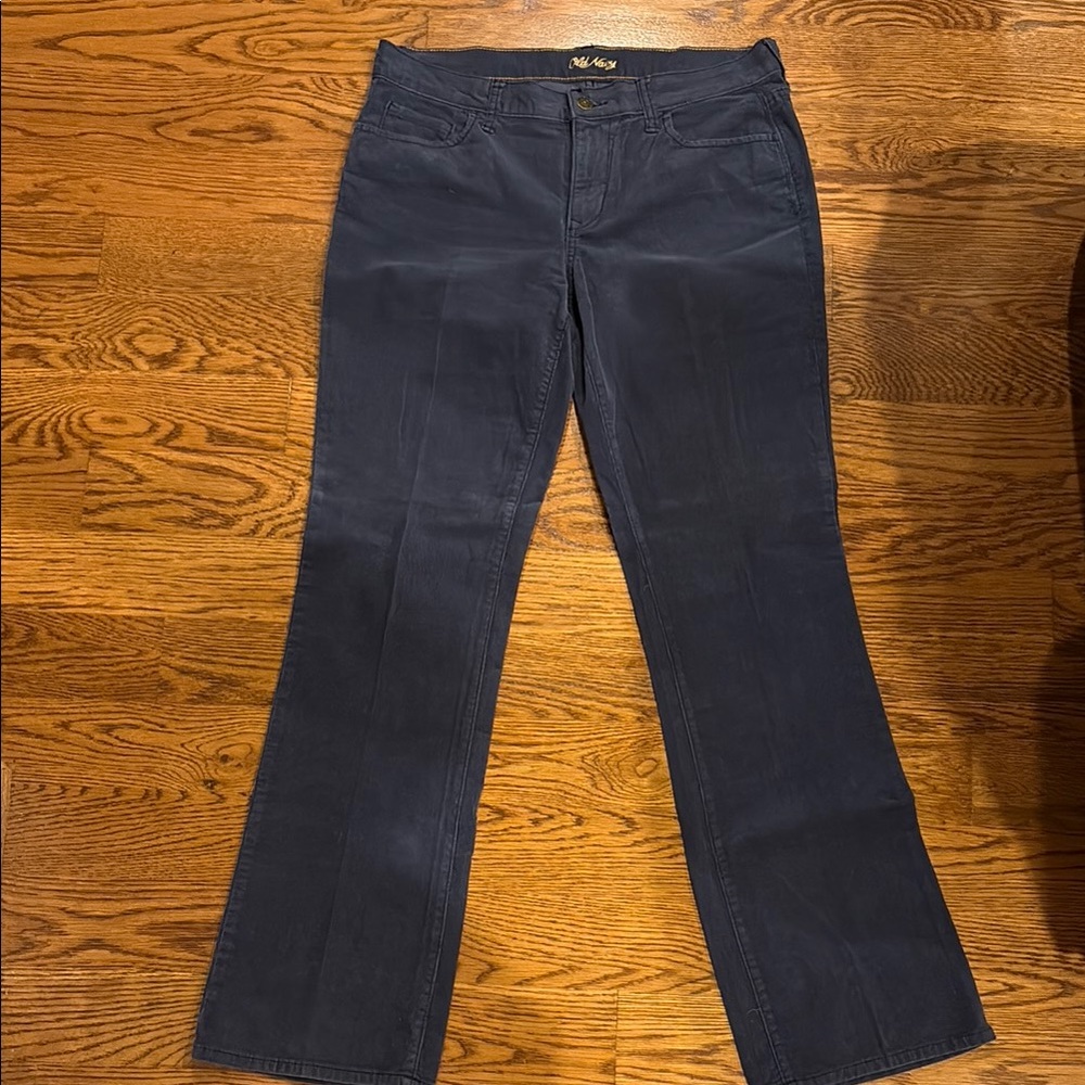 Old Navy Dark Slate Blue Corduroy Pants